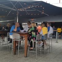 outside seating at Tap 42 Bar and Kitchen  in Fort Lauderdale