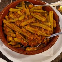 Lady Fingers (Okra) at Griechisches Restaurant Saloniki in Seelze