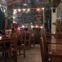 Inside at La Hoja Verde in Tulum