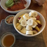 Fruit bowl at La Hoja Verde in Tulum