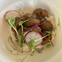 Roasted mushroom at La Hoja Verde in Tulum