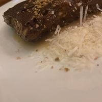 Raw snickers dessert   at La Hoja Verde in Tulum