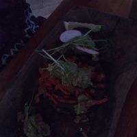 3 tacos at La Hoja Verde in Tulum