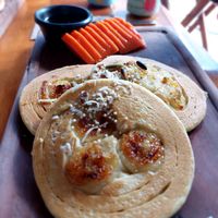 Hot cakes at La Hoja Verde in Tulum