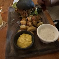 Barbacoa sándwich   at La Hoja Verde in Tulum