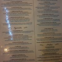 Menu January 2024 at La Hoja Verde in Tulum