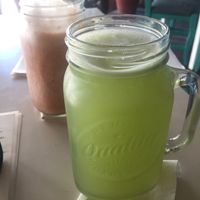 juices at La Hoja Verde in Tulum