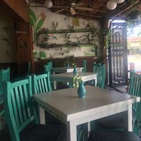 Inside at La Hoja Verde in Tulum