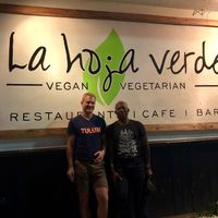 Great sign right off of Main Street  at La Hoja Verde in Tulum