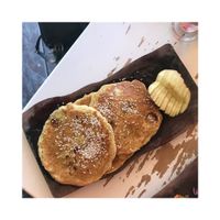 Super fluffig Pancakes  at La Hoja Verde in Tulum