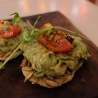 Sopes at La Hoja Verde in Tulum