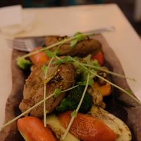 Parrillada Vegana at La Hoja Verde in Tulum