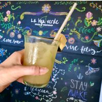 Lemonade at La Hoja Verde in Tulum
