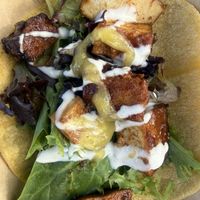 Bbq tofu taco  at The Creole Vegan - Pop-up in Denver