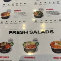 Menu   at Proteina  in Buenos Aires