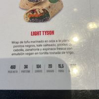 Menu   at Proteina  in Buenos Aires