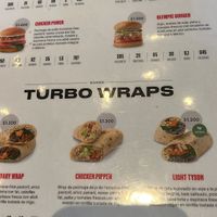 Menu  at Proteina  in Buenos Aires