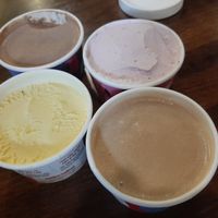 Chocolate, strawberry, saffron and salt coffee at Karibu Ice Cream in Hanoi