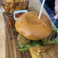 falafel burger  at Brothers Amstetten in Amstetten