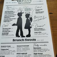 Menu at Olivia's Brother  in Athens