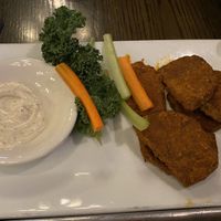 Seitan wings  at Lanie's Cafe in Albany