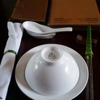 table setting at Hum Vegetarian - District 3 in Ho Chi Minh City