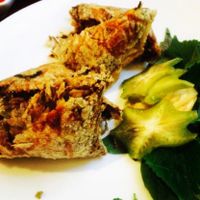 Mushroom Spring Rolls!  at Hum Vegetarian - District 3 in Ho Chi Minh City