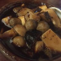 mushroom and tofu stew, vegan at Hum Vegetarian - District 3 in Ho Chi Minh City