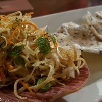Banana leaf salad  at Hum Vegetarian - District 3 in Ho Chi Minh City