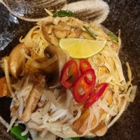 Tofu & mushroom noodles at Pot Pot in Wakefield