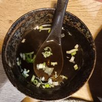 Side serving of veggie broth at Pot Pot in Wakefield
