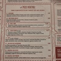 Vegetarian options. You can replace the cheese with vegan cheese. at Sazi e Sani in Catania