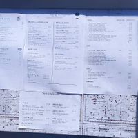 This is the menu of the restaurant that has now replaced. at Gina Porto in Corsica