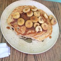 Banana pancakes. at Bragg's Factory Diner in Phoenix