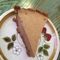 Cappuccino mousse pie. at Bragg's Factory Diner in Phoenix