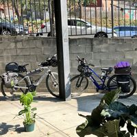 Patio has room for bikes  at Yaygit in Seattle