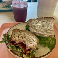 Tempeh sandwich   at Yaygit in Seattle