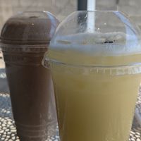 Ginger ale and coffee shake at Yaygit in Seattle