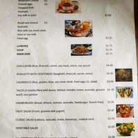 Menu at Restaurante Vegetariano Zuvar in Puyo