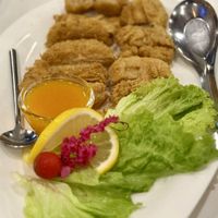 Fried “chicken” with orange saucee  at The Y'did in Ubon Ratchathani