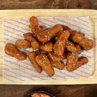 Seasoned spicy chicken  at Vegan Kitchen - 비건 키친 in Seoul