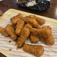 Garlic chicken  at Vegan Kitchen - 비건 키친 in Seoul