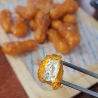 Garlic chikn - inside at Vegan Kitchen - 비건 키친 in Seoul