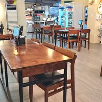 Interior - seating area at Vegan Kitchen - 비건 키친 in Seoul