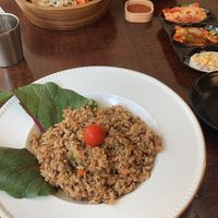 Beef fried rice  at Vegan Kitchen - 비건 키친 in Seoul