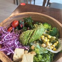 Avocado poke bowl - so wholesome and delicious!  at Vegan Kitchen - 비건 키친 in Seoul