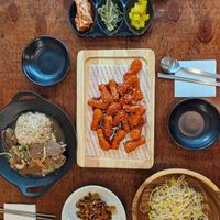 Dinner after N Seoul Tower at Vegan Kitchen - 비건 키친 in Seoul