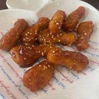 Spicy fried chikn  at Vegan Kitchen - 비건 키친 in Seoul