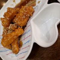 Sweet and sour chicken at Vegan Kitchen - 비건 키친 in Seoul