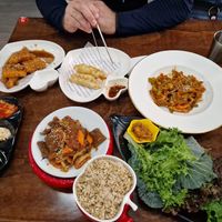 Whole Table at Vegan Kitchen - 비건 키친 in Seoul